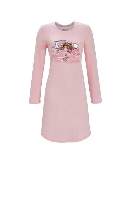 Ringella Nachtkleed 100% katoen roos 36 -