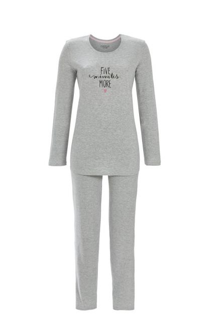 Ringella Pyjama 100% katoen grijs 36 -