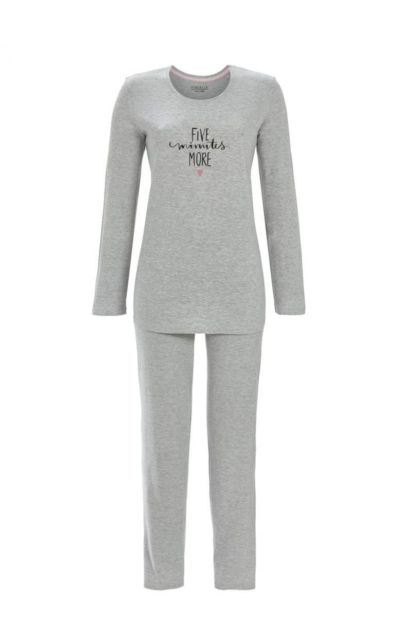 Ringella Pyjama 100% katoen grijs 36 -