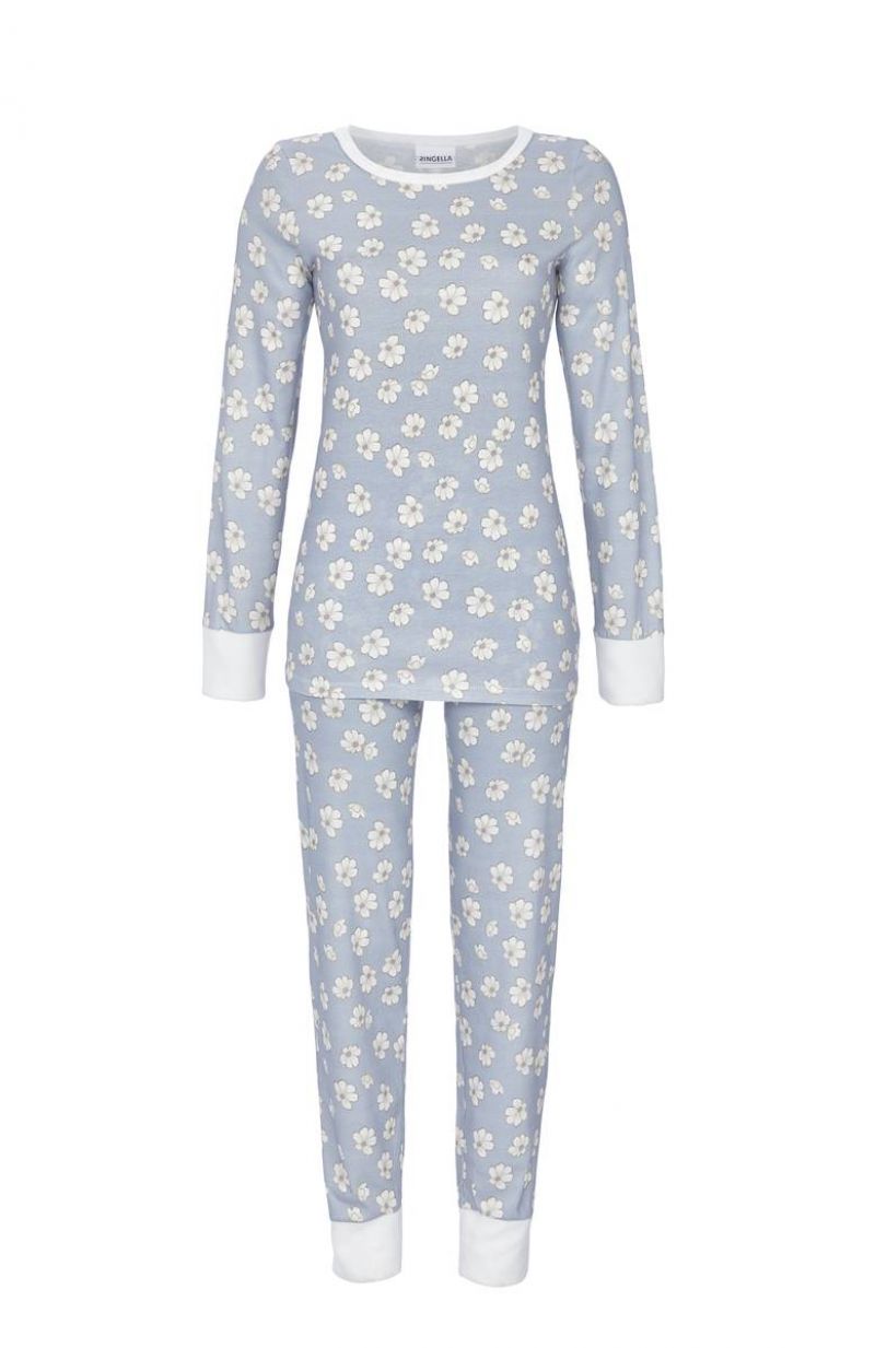 Ringella Pyjama 100% katoen interlock blauw 44 -