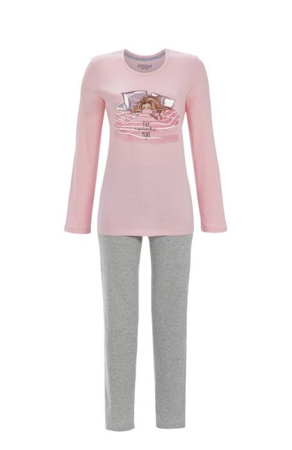 Ringella Pyjama 100% katoen roos 36 -