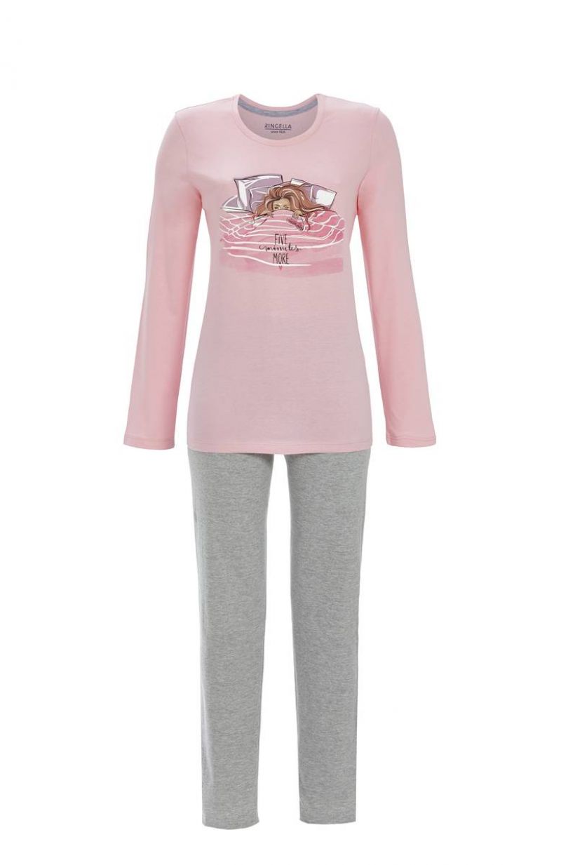 Ringella Pyjama 100% katoen roos 36 -