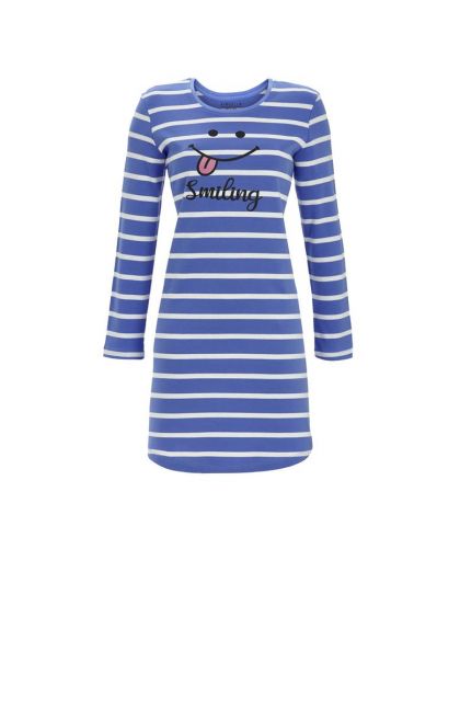 Ringella Slaapshirt gestreept blauw 36 -