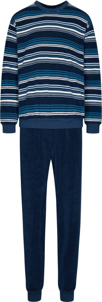 Robson Badstof pyjama O-neck blauw 50 -