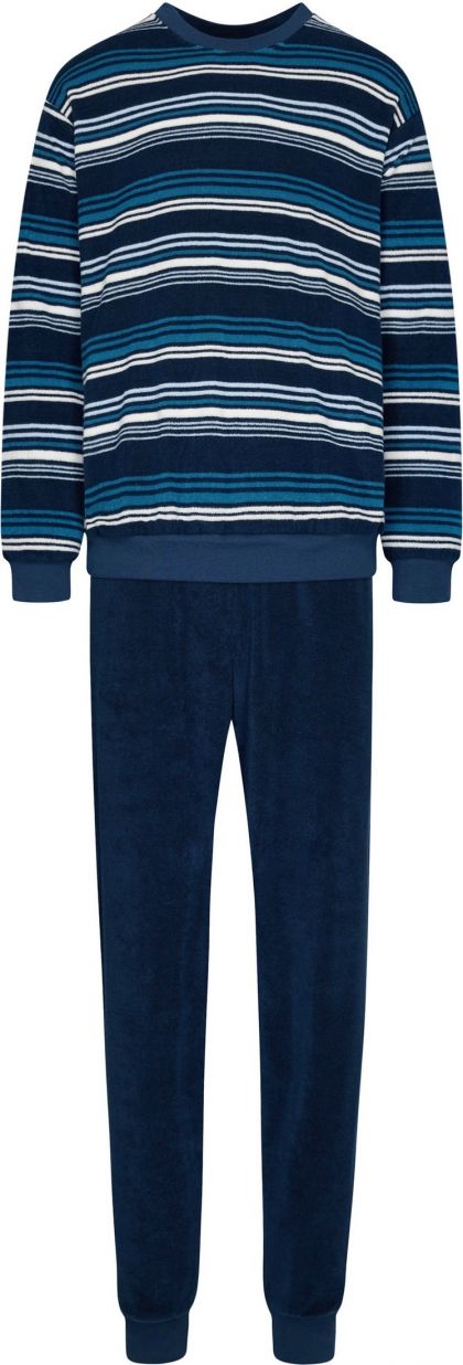 Robson Badstof pyjama O-neck blauw 52 -