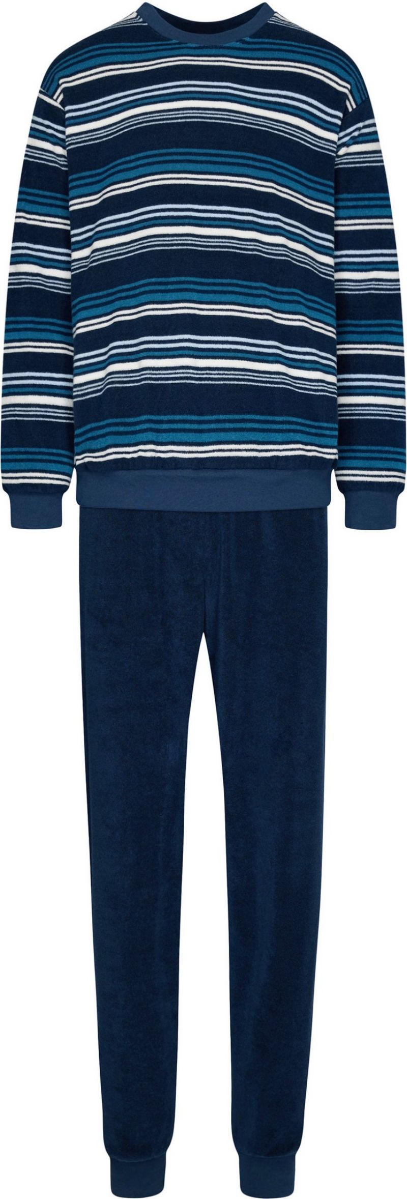 Robson Badstof pyjama O-neck blauw 52 -