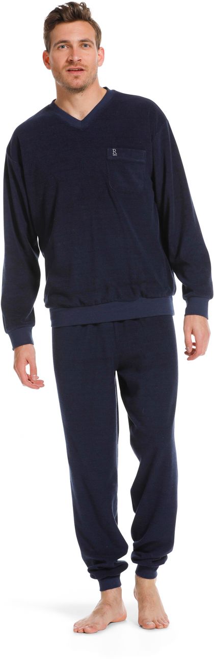 Robson Pyjama badstof blauw Xxxl -