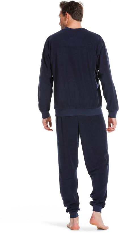 Robson Pyjama badstof blauw Xxxl -