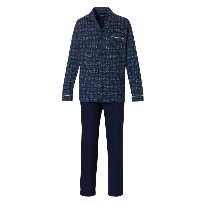 Robson Pyjama doorknoop groen Xxxl -