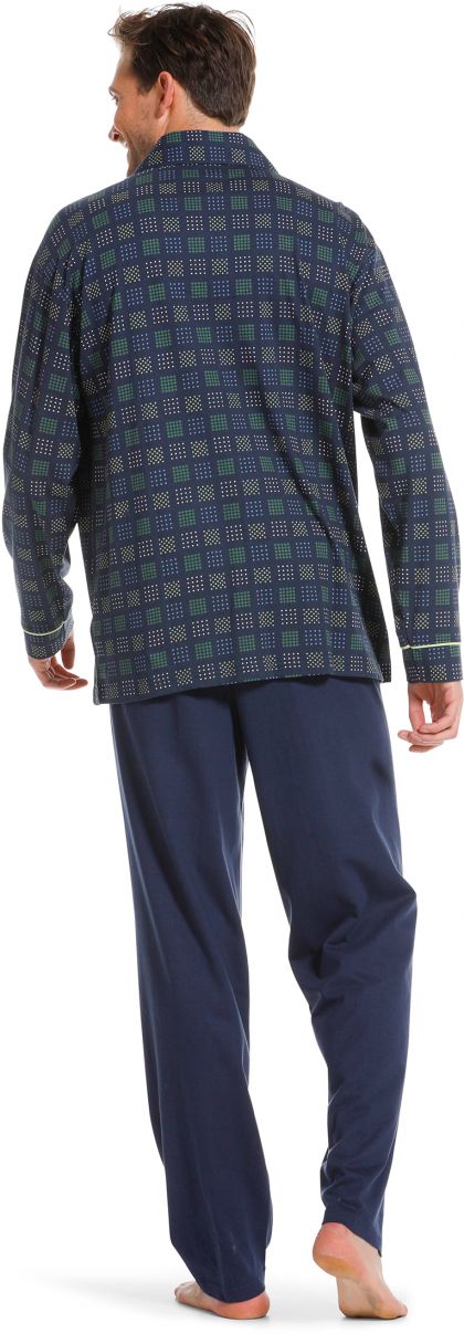 Robson Pyjama doorknoop groen Xxxl -