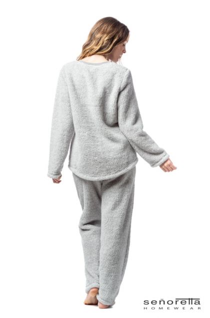 SeÑoretta Pyjama polaire grijs L -