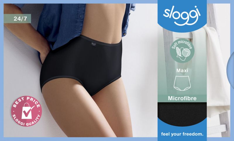 Sloggi 24/7 Microfibre Maxi zwart 44 -
