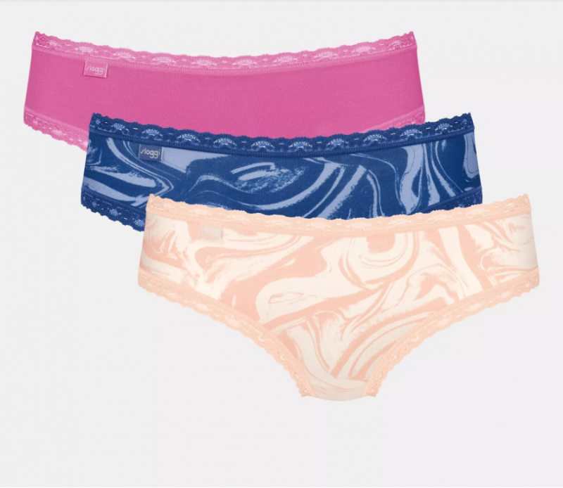 Sloggi 24/7 Weekend Hipster C3P (-) fuchsia 42 -