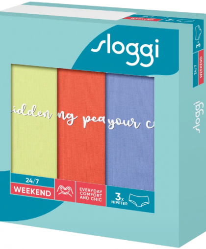 Sloggi 24/7 Weekend Hipster C3P (-) multicolor 42 -
