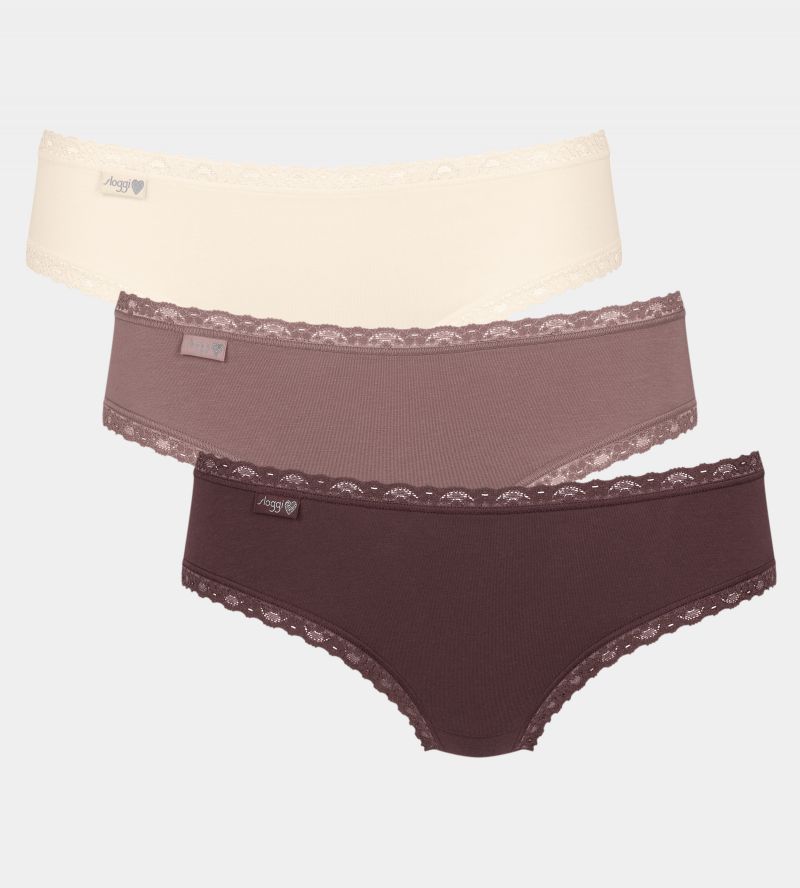 Sloggi 24/7 Weekend Holiday Hipster C3P (-) bruin 36 -