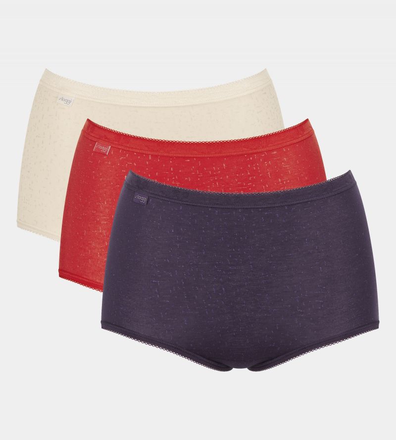 Sloggi Basic+ Maxi C3P Holiday (-) rood 54 -