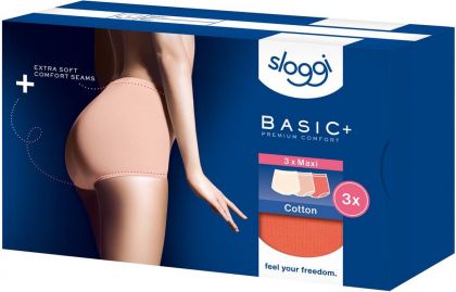 Sloggi Basic+ Maxi C3P (-) koraal 38 -
