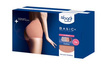 Sloggi Basic+ Maxi C3P (-) taupe 38 -