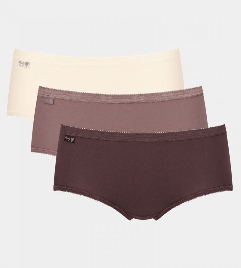 Sloggi Basic+ Midi C3P (-) bruin 44 -