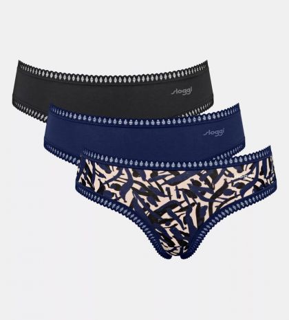 Sloggi GO Crush Hipster C3P (-) blauw Xl -