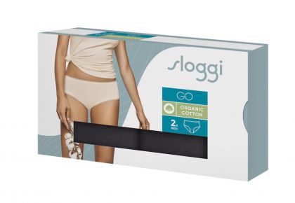Sloggi GO Midi 2 Pack zwart M -