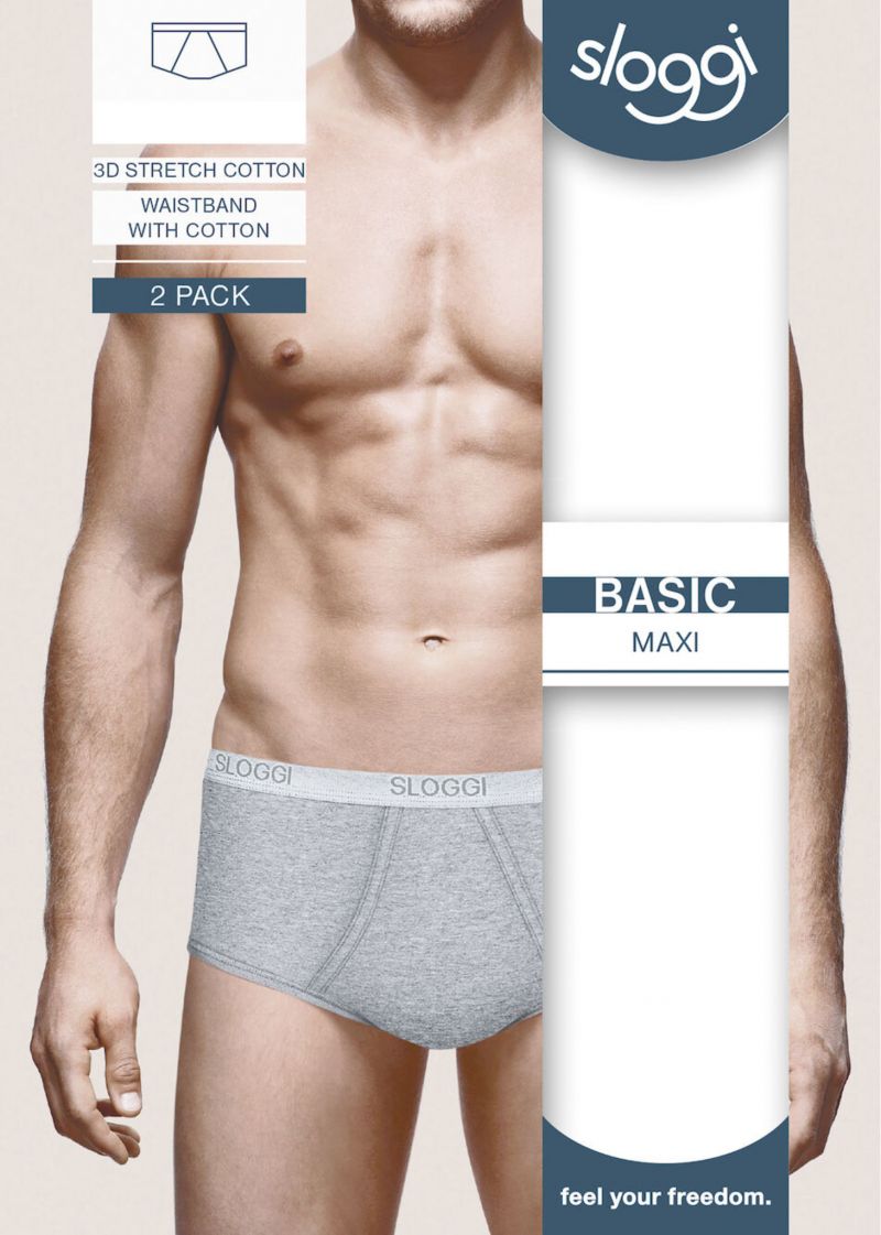 Sloggi men Basic Maxi 2-Pack grijs 5