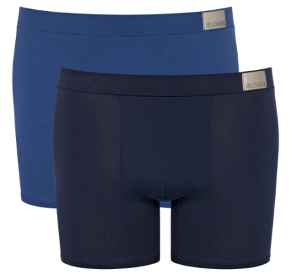 Sloggi Men Go Natural Short 2 Pack blauw L -