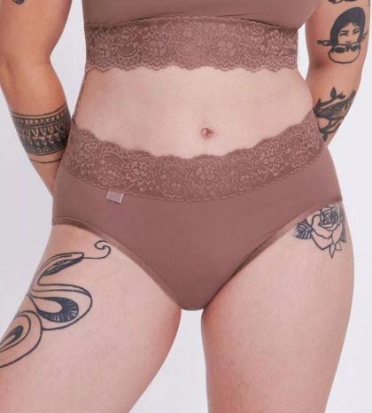 Sloggi Romance Midi taupe 46 -