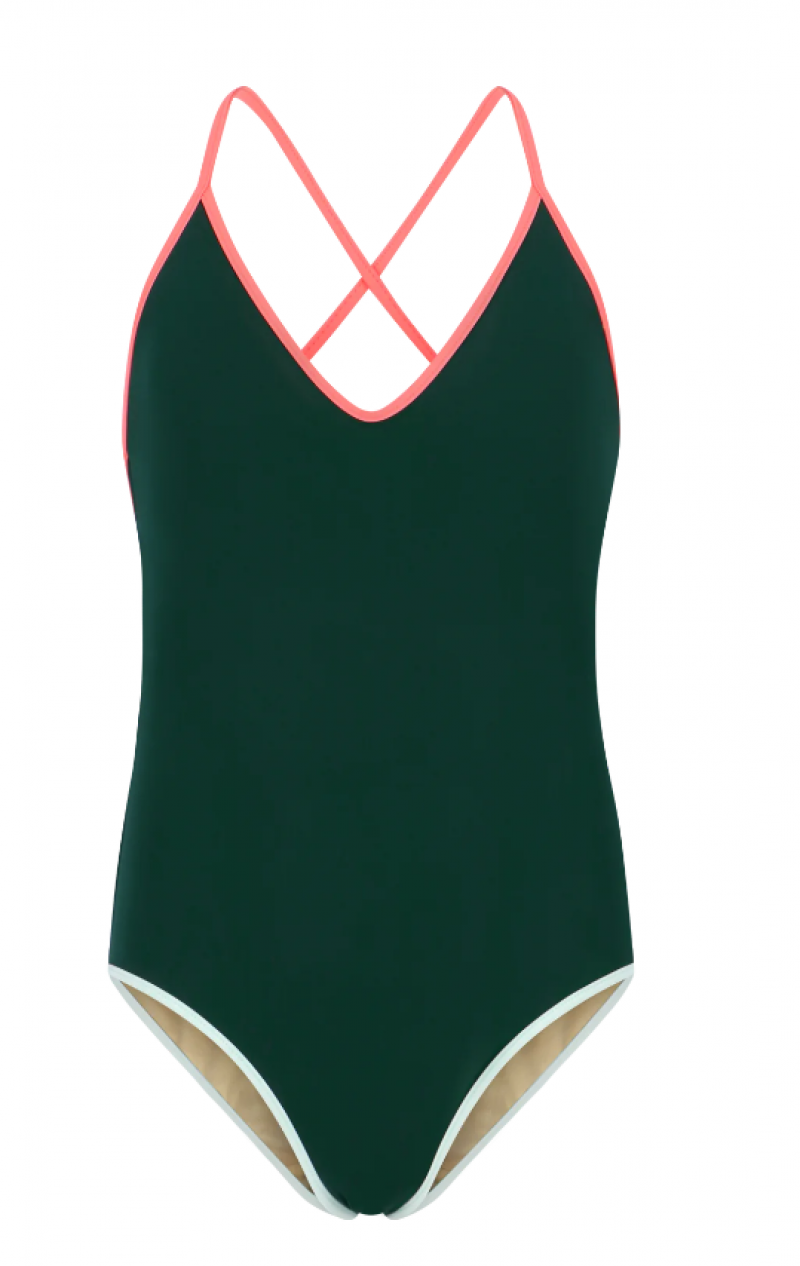 Strawberry Badpak Green groen 10/11 Jaar -