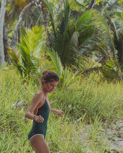 Strawberry Badpak Green groen 10/11 Jaar -