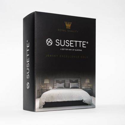 Susette Hoeslaken exellence gold hoek 40 cm wit 180/220 -