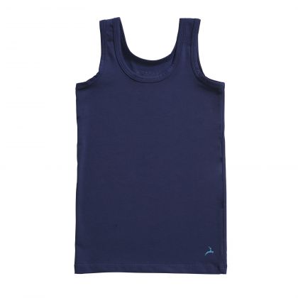Ten Cate Basic kids boys shirt blauw 110/116 -