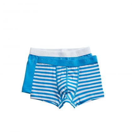 Ten Cate Basic Kids Boys Shorts 2 Pack blauw 122/128 -
