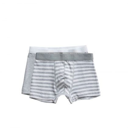 Ten Cate Basic Kids Boys Shorts 2 Pack grijs 122/128 -
