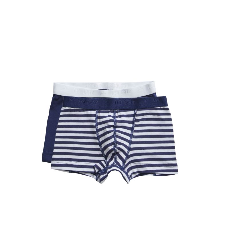 Ten Cate Basic Kids Boys Shorts 2 Pack blauw 98/104 -