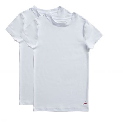 Ten Cate Basic Kids Boys T-Shirt 2Pack wit 110/116 -