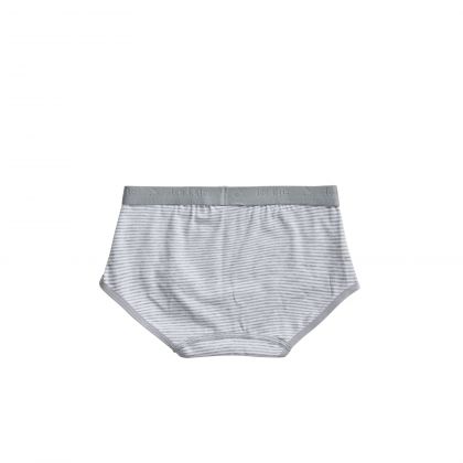 Ten Cate Basic kids girls brief 2Pack grijs 98/104 -