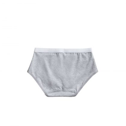 Ten Cate Basic kids girls brief 2Pack grijs 98/104 -