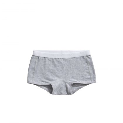 Ten Cate Basic kids girls shorts 2 Pack grijs 122/128 -