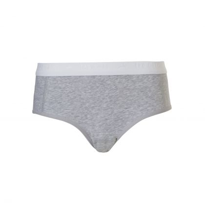Ten Cate Basic Teen Girls hipster 2Pack grijs 134/140 -