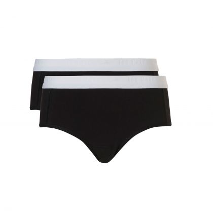 Ten Cate Basic Teen Girls hipster 2Pack zwart 146/152 -