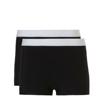 Ten Cate Basic teen girls shorts 2 Pack zwart 158/164 -