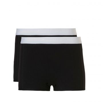 Ten Cate Basic teen girls shorts 2 Pack zwart 134/140 -