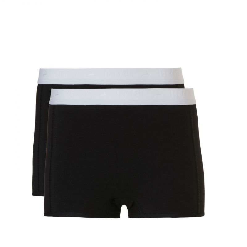 Ten Cate Basic teen girls shorts 2 Pack zwart 134/140 -