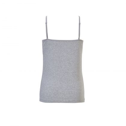 Ten Cate Basic teen girls spaghetti top grijs 170/176 -