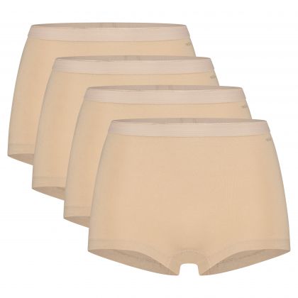 Ten Cate Basic women shorts 4Pack huidskleur S -