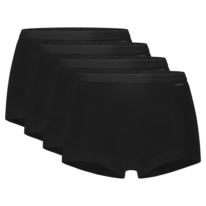 Ten Cate Basic women shorts 4Pack zwart Xl -