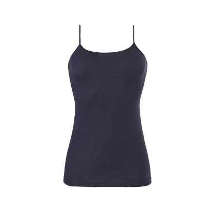 Ten Cate Basic women spaghetti top blauw M -