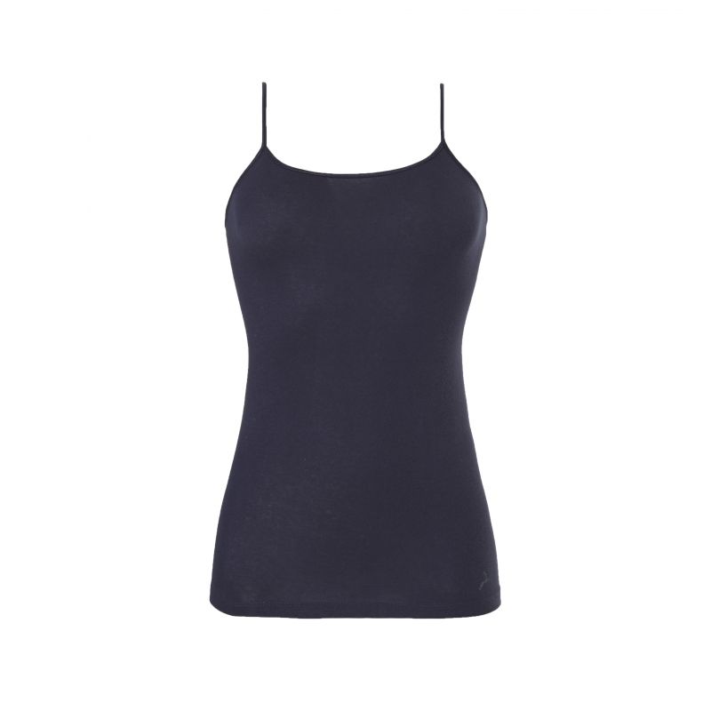 Ten Cate Basic women spaghetti top blauw M -