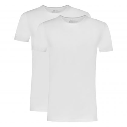 Ten Cate Basics men T-shirt 2 pack wit Xxl -